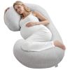 VEVOR Pregnancy Pillow, C-Shaped Full Body Maternity Pillow for Sleeping