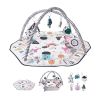 VEVOR Baby Play Gym Mat, Tummy Time Mat with 6 Detachable Sensory Toys