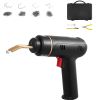 Cordless Plastic Welder, 120W Plastic Welding Gun with 400PCS 4 Types Hot Staples, Rechargeable Hot Staple Welding Gun