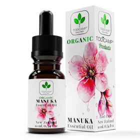 100% Pure Manuka Oil from New Zealand Therapeutic Grade Essential Oil for Wound Care Skin Soothing Nail & Scalp Health Organic Undiluted Cold Pre