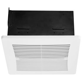 Bathroom Exhaust Fan, 110 CFM Bathroom Vent, 1.5 Sones Low-Noise, Premium Motor Ceiling Fan, Standard 4-inch Duct Interface for Laundry Room