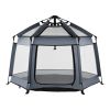 VEVOR Baby Playpen, Pop Up Toddler Playpen with Canopy