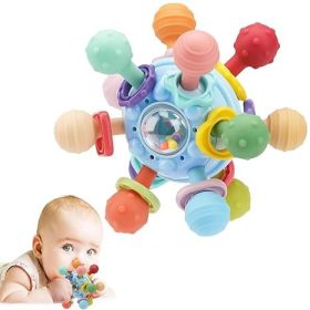 Baby Montessori Sensory Toys for 0-6 6-12 Months, Baby Teether Teething Toys for Babies