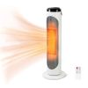 1000W Electric Space Heater with Silent Portable Adjustable Thermostat, 3 Heat Settings Convector Heater