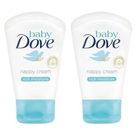 Dove Baby Rich Moisture Nappy Cream - 1.58 Oz / 45 g x 2 Pack