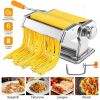 Pasta Maker Roller Machine Fettuccine Noodle Maker 9 Thickness Settings Stainless Steel
