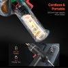Cordless Plastic Welder, 120W Plastic Welding Gun with 400PCS 4 Types Hot Staples, Rechargeable Hot Staple Welding Gun