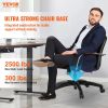 VEVOR Office Chair Base Replacement, 28", 2500 lbs Static Load, Heavy Duty Universal Computer Desk Chair Stool Base Part with 5 Casters
