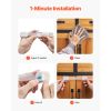 Child Safety Strap Locks, 8 Packs Adjustable Baby Proofing Cabinet Locks, 3M Adhesive Cabinet Drawer Door Latches, No Drilling Required