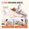 VEVOR Baby Bouncer, Folding Bouncer Seat for Babies 0-9 Months, Newborn Bouncer Chair with 2 Reclining Angles & Rotatable Toy Bar