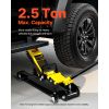 Floor Jack, 2.5 Ton Low Profile Floor Jack, Heavy-duty Steel Racing Floor Jack With Single Piston Lift Pump, Floor Jack Lifting Range 3.35"-14.96"