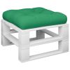 Pallet Cushion Green 22.8"x22.8"x3.9" Fabric