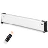 48" Baseboard Heater, 1500W Electric Baseboard Space Heater with 3 Heat Settings, Remote Control, Built-in Humidifier, 12H Timer, Tip-Over Switch