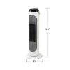 1000W Electric Space Heater with Silent Portable Adjustable Thermostat, 3 Heat Settings Convector Heater