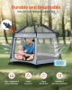 VEVOR Baby Playpen, Pop Up Toddler Playpen with Canopy