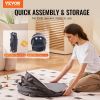 VEVOR Portable Baby Bassinet, On-The-Go Baby Dome with Canopy & Developmental Toys, Quick-Folding Travel Crib