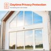 Window Privacy Film, One Way Window Tint, Daytime Mirror Reflective Heat Control Glass, Static Cling Sun Blocking
