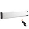 48" Baseboard Heater, 1500W Electric Baseboard Space Heater with 3 Heat Settings, Remote Control, Built-in Humidifier, 12H Timer, Tip-Over Switch