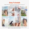 Window Privacy Film, One Way Window Tint, Privacy Mirror Reflective Film, Sun Blocking Heat Control Glass, Self-Adhesive