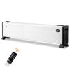 40" Baseboard Heater, 1500W Electric Baseboard Space Heater with 3 Heat Settings, Remote Control, Built-in Humidifier, 12H Timer, Tip-Over Switch