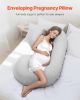 VEVOR Pregnancy Pillow, C-Shaped Full Body Maternity Pillow for Sleeping