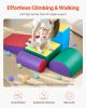 VEVOR Climbing Toys, 5-Piece Set, Foam Climbing Toys for Toddlers 6 Months to 3 Years Old, PU Leather Climbing Blocks