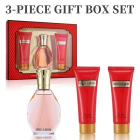 3-Piece Set, Women's Eau De Parfuma Spray&Body Lotion&ShowerGel Gift Box, Long Lasting Fragrance, Notes Of Peach, Orchid, Magnolia Flavor