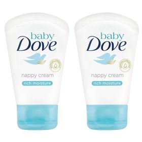 Dove Baby Rich Moisture Nappy Cream - 1.58 Oz / 45 g x 2 Pack