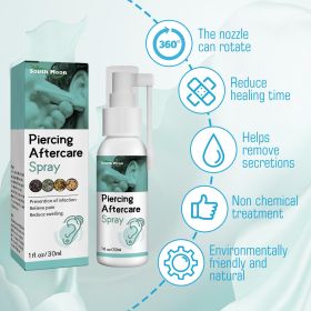 Nanyue Piercing Care Spray, Ear Hole Cleaning, Anti-odor, Swelling And Pain Relief (Option: 3pcs)