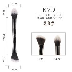 Kat Von D Makeup Brush Foundation Blush Highlight Concealer Powder Sculpting Eyeshadow Brush KVD Brand Makeup Brushes (Handle Color: 23)
