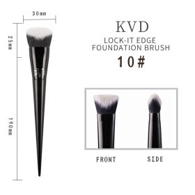 Kat Von D Makeup Brush Foundation Blush Highlight Concealer Powder Sculpting Eyeshadow Brush KVD Brand Makeup Brushes (Handle Color: 10)