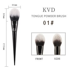 Kat Von D Makeup Brush Foundation Blush Highlight Concealer Powder Sculpting Eyeshadow Brush KVD Brand Makeup Brushes (Handle Color: 01)