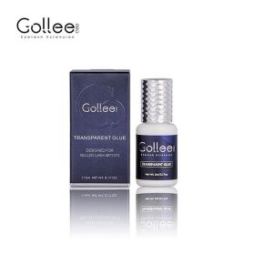 Gollee 0.5-1s Fast Adhesives for Eyelash Extensions No Odor Glue Eyelash Extensions No Irritation Lash Extension Supplies Makeup (Color: 1s transparent Glue)