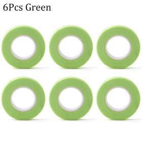 2/4PCS Micropore Eyelash Tape Lashes Lifting Tapes Under Eyes Breathable Easy To Tear Medical Tapes Eyelash Extension Supplies (Color: Green 6pcs)