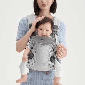 PSSWT03  Ergonomic Backpack Carrier for Newborns, Infant Carrier with Waist Bench/Buttock Seat/Buttock Support. Multifunctional Kangaroo Carrier (PSSWT03: PSSTG01)