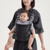PSSWT03  Ergonomic Backpack Carrier for Newborns, Infant Carrier with Waist Bench/Buttock Seat/Buttock Support. Multifunctional Kangaroo Carrier