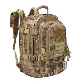 Tactical Backpack 3 Day Assault Pack, Expandable Military Bug Out Bag,Large-capacity army daypack expands for extra gear, ideal for outdoor hiking (Color: Camo)