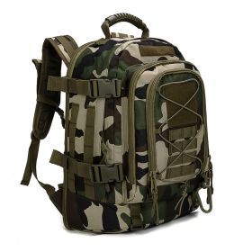 Tactical Backpack 3 Day Assault Pack, Expandable Military Bug Out Bag,Large-capacity army daypack expands for extra gear, ideal for outdoor hiking (Color: Woodland)