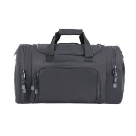 Tactical Gym Duffel Bag for Men Women 20Ã—12Ã—11 with Separate Shoe Compartment Built for sports, travel, camping, and hunting (Color: Black)