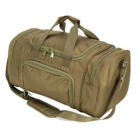 Tactical Gym Duffel Bag for Men Women 20Ã—12Ã—11 with Separate Shoe Compartment Built for sports, travel, camping, and hunting (Color: OD Green)