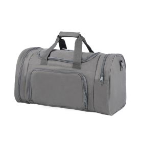 Tactical Gym Duffel Bag for Men Women 20Ã—12Ã—11 with Separate Shoe Compartment Built for sports, travel, camping, and hunting (Color: Grey)