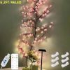 The cherry blossom branches can be customized. The LED tree-shaped lamp is 7.55 feet long and has 148 LEDs. It is suitable for wall decoration and can