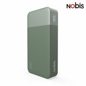 Nobis Portable Charger, 65W PD Fast Charging 20000mAh Type-C Small Compact Power Bank for Phone, Tablet, Laptop (Color: Green)