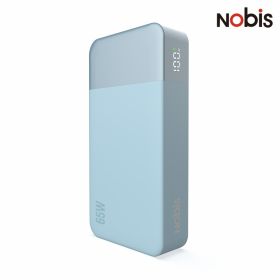 Nobis Portable Charger, 65W PD Fast Charging 20000mAh Type-C Small Compact Power Bank for Phone, Tablet, Laptop (Color: Blue)