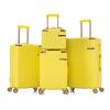 4-piece hard luggage (14/19/23/27 inches), ABS material, dual rotating four-wheel luggage, password lock, lightweight universal wheel luggage