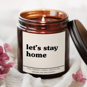 Let's Stay Home Candle (Scent: Sea Breeze)