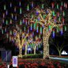 Outdoor Christmas lights, outdoor Halloween lights, LED meteor shower lights, suitable for Christmas, weddings, parties, festivals, gardens