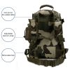 Tactical Backpack 3 Day Assault Pack, Expandable Military Bug Out Bag,Large-capacity army daypack expands for extra gear, ideal for outdoor hiking