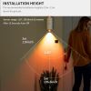 4pcs Rechargeable LED Night Light Wall Lamp Commercial StrobeLight Multi-color Mode Dimmable Indoor Light Magnetic StepLight for Entryway Bedside Desk