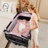 4 in 1 Portable Pack and Play Baby Nursery Center with Bassinet